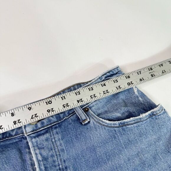 Abercrombie & Fitch Jeans Womens 30 The Dad High Rise Distressed Medium Wash - Picture 6 of 9